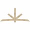 Ekena Millwork Alberta Rough Sawn Timber Gable Bracket, Douglas Fir, 108"W x 49"H x 4"D x 6"F, 11/12 Pitch GBW108X49X0406ALB00RDF - alternate 1